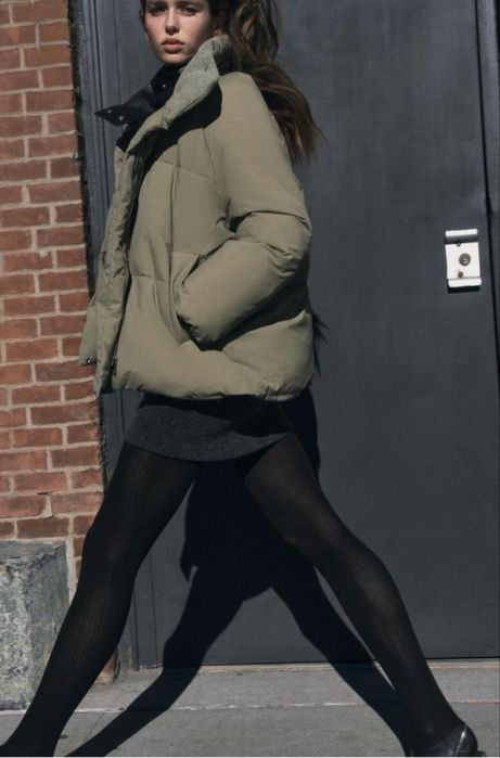 Куртка демісезонна  пуфер zara woman