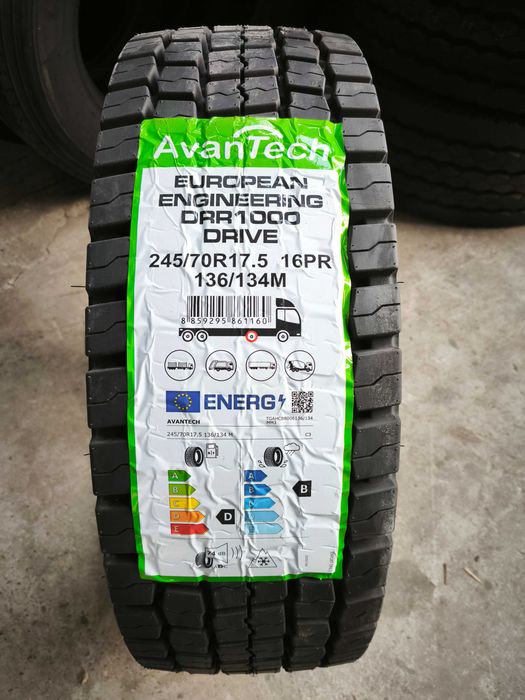 NOWE opony 245/70R17.5 Avantech DRR1000 - MEGA JAKOŚĆ - c. brutto