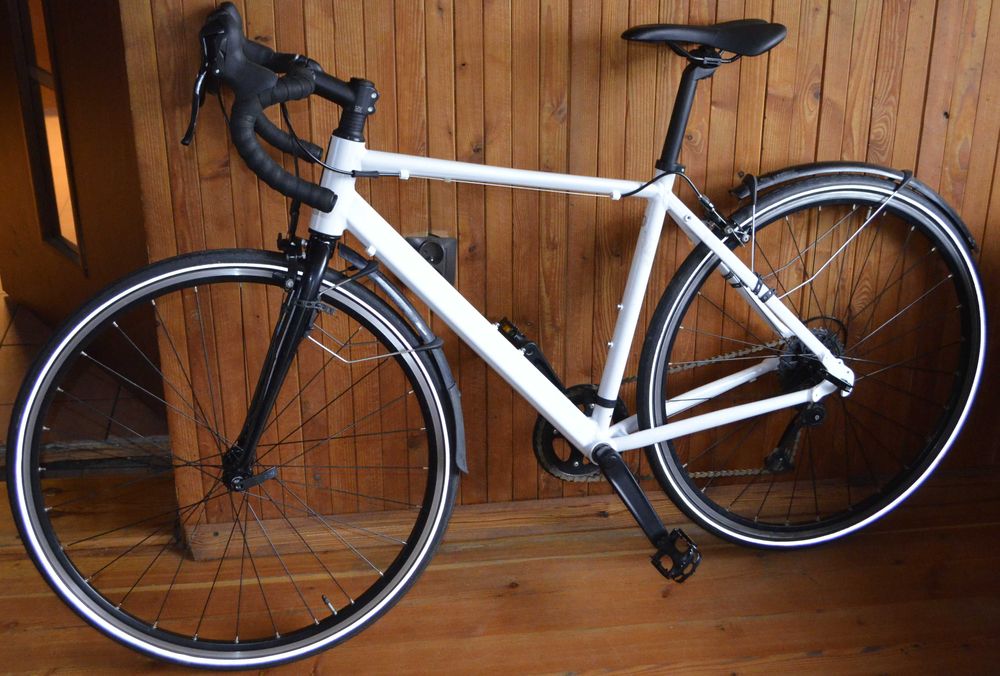 Kolarzówka Van Rysel EDR Easy  Rower szosowy rozm. M +błotniki