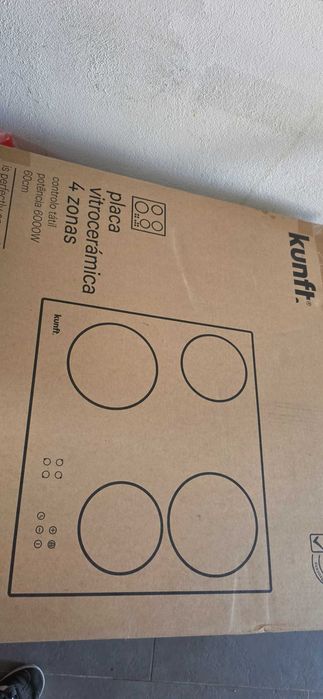Placa vitroceramica e forno novos nunca usados