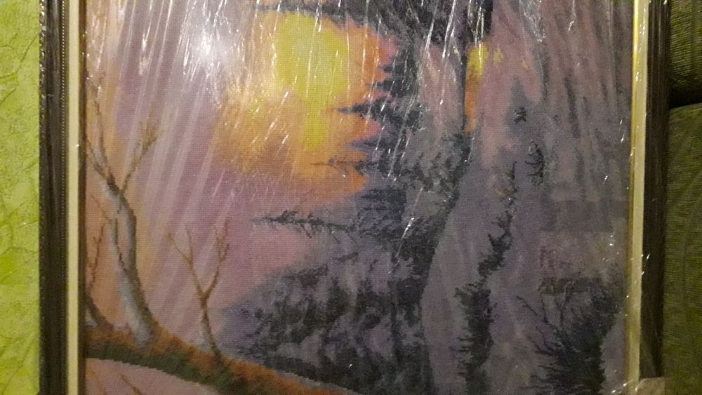 Вишивка "Зимовий вечір"