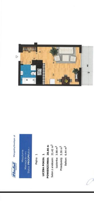 1 pokojowe, balkon, parking, ul.Bagrowa, bezpośrednio od właściciela