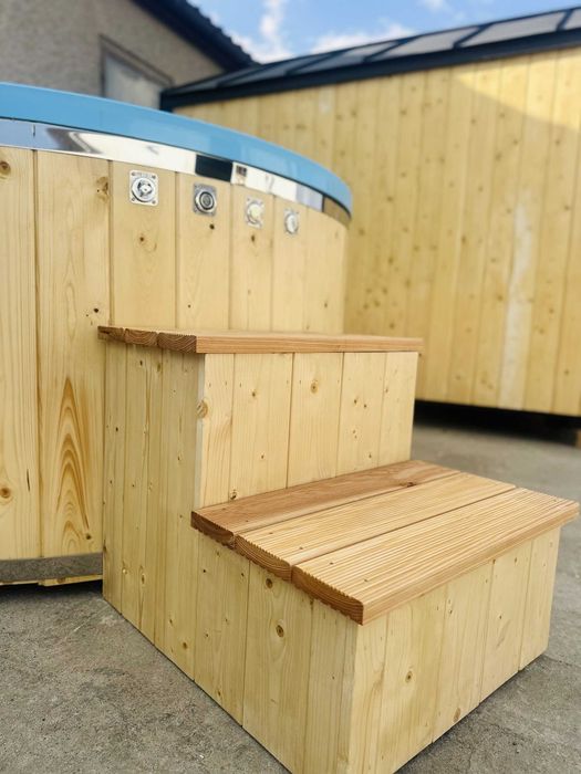Balia ogrodowa elektryczna E-BALIA 6 osób kopolimer PP jacuzzi Wi-Fi LED