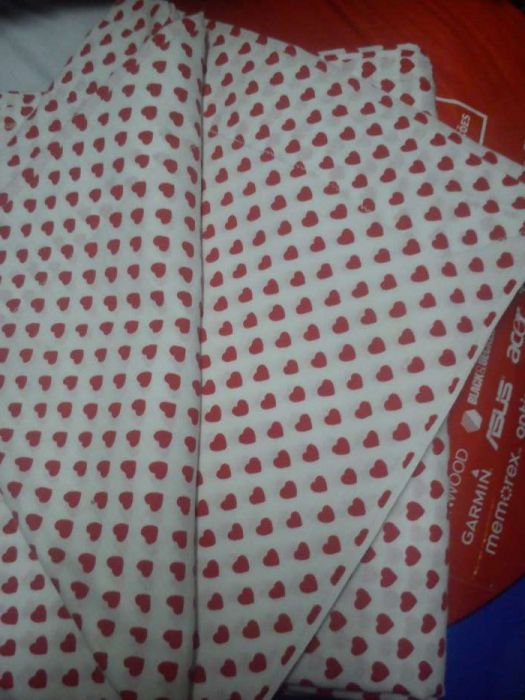 Conjunto lençóis novo. padrão corações64729809575810123