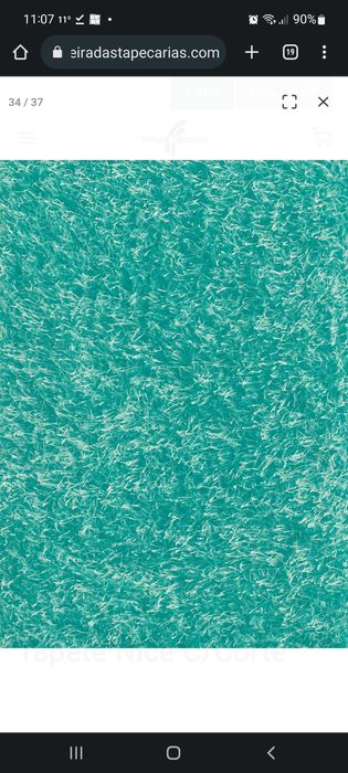 Tapete redondo antiderrapante e antialérgico