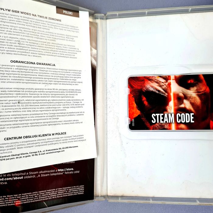 Tekken 7 PC PL Pudełko od gry