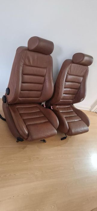 Tapicerka skórzana brąz(TerraCotta) Audi A4 B5 USA Rarytas