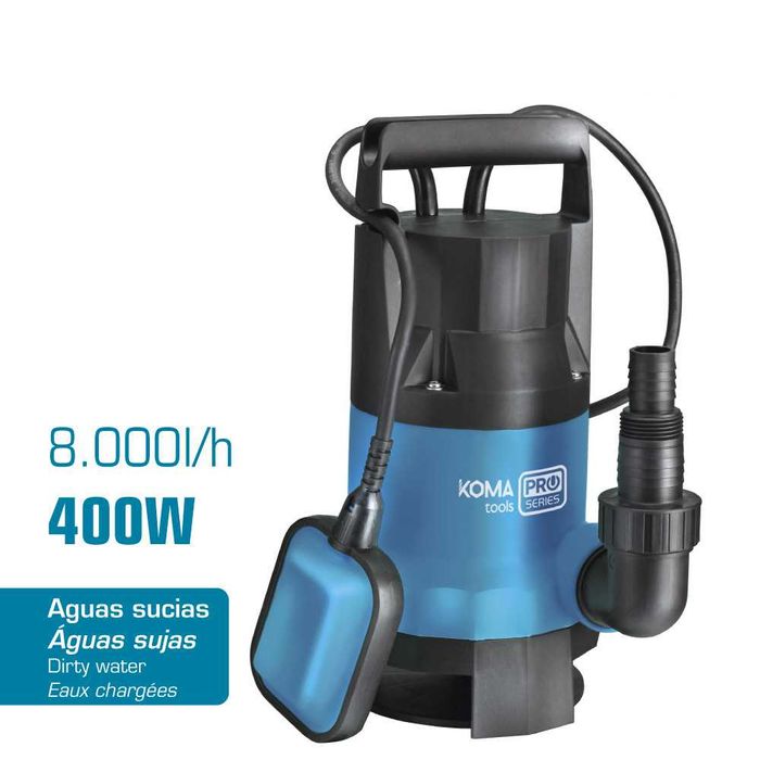 Bomba de Agua electrica 400W 8000Lt/hora novas com garantia