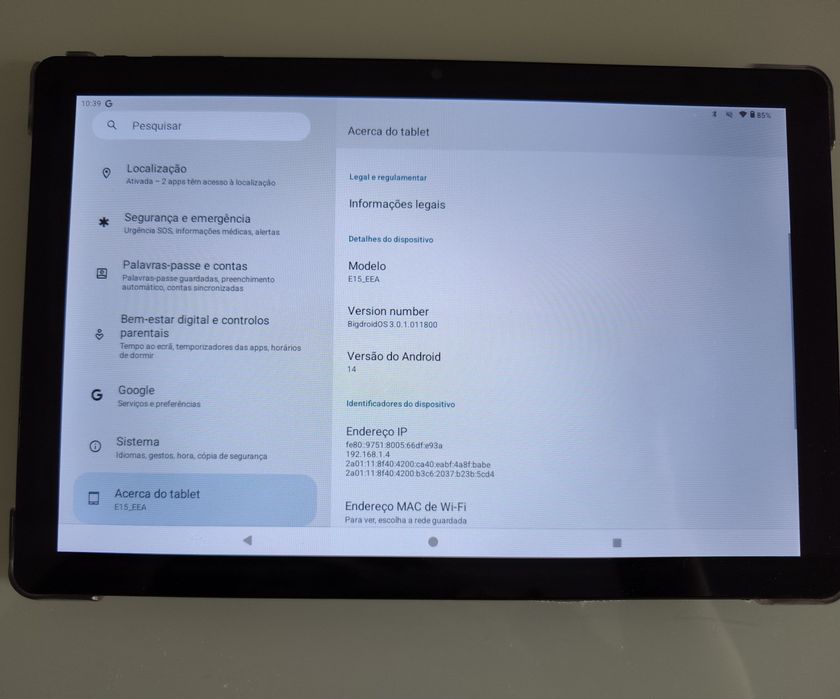 Tablet Deertime 128gb/20gb - ecrã 10.1"