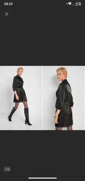 czarna sukienka orsay M L mała czarna elegancka szmijzerka