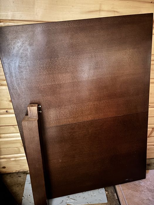 Stol rozkladany drewno ciezki 80x116 plus wkladka 80