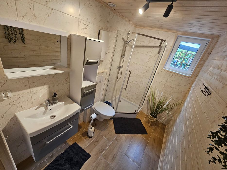 Domek letniskowy całoroczny nad jeziorem Czos z balią i sauną