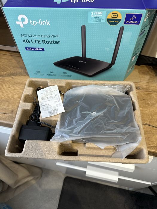 Router 4G LTE TP-Link Archer MR200 (SIM, AC750)