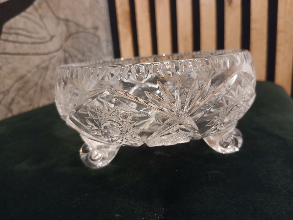 Kryształowy wazon misa