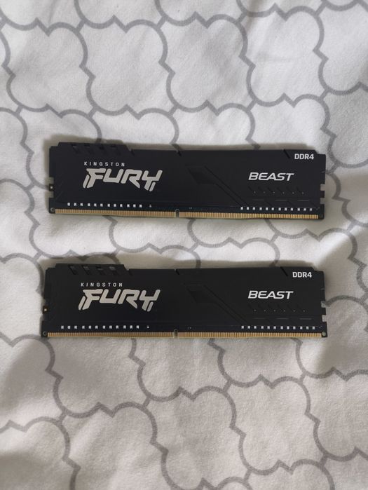 Pamięć RAM Kingston Fury Beast 16GB (2x8GB) DDR4 3200MT/s CL16