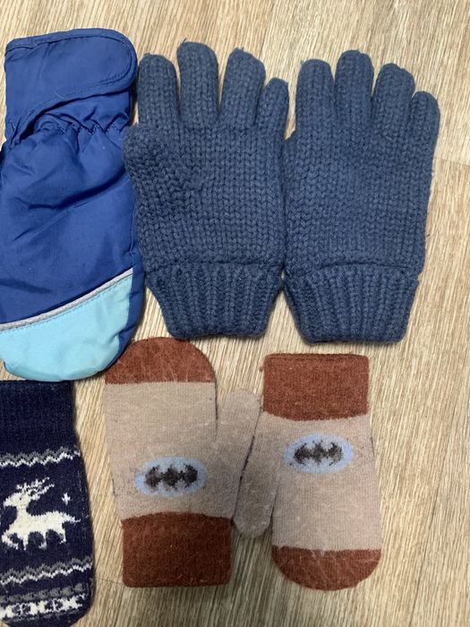 Рукавички перчатки варежки разного размера