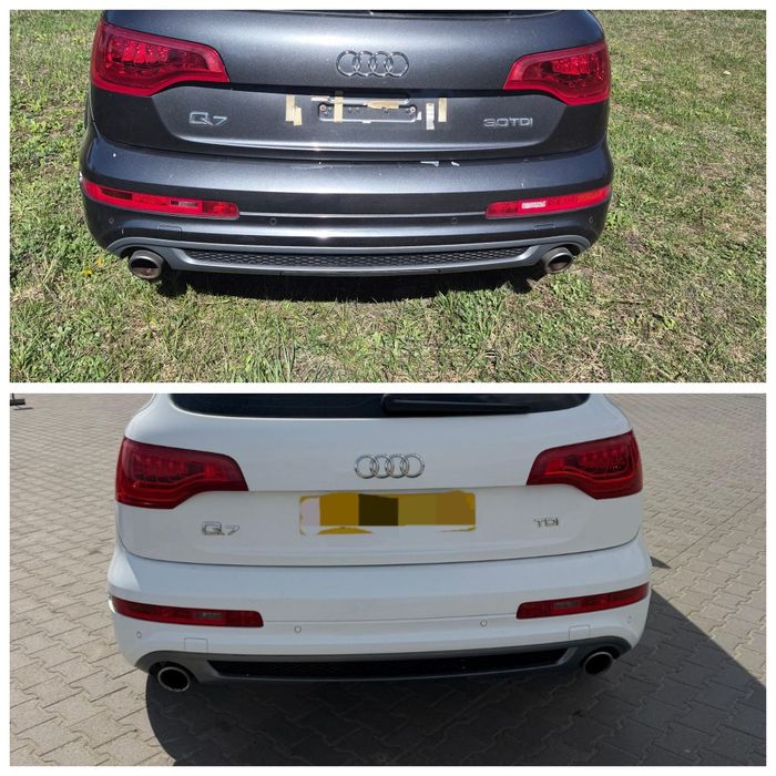 Бампер задній задний  зад ауди ауді Q7 audi 4L  3.0 тді  разборка розборка
