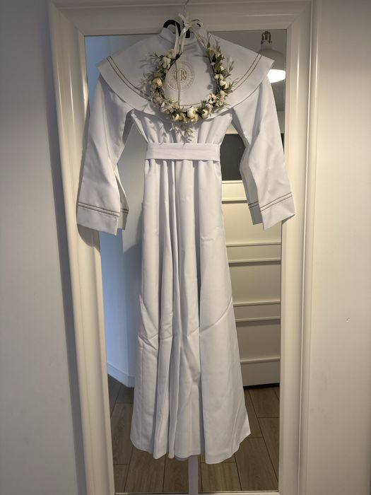 Alba Komunijna dla dziewczynki 140cm