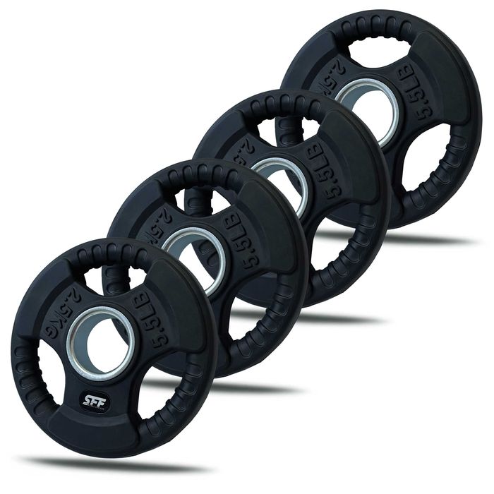 Obciążenie olimpijskie zestaw 4x2,5kg gumowane 51mm