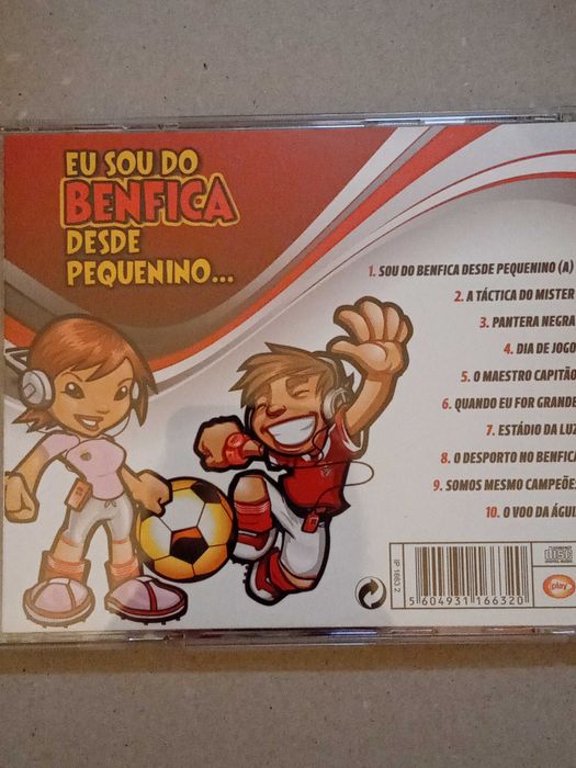 Cd "Sou do BENFICA desde pequenino " Novo