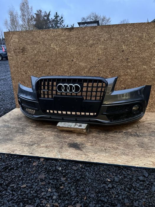Передній бампер S-line Audi Q5 8R0 америка (антихром) збірний