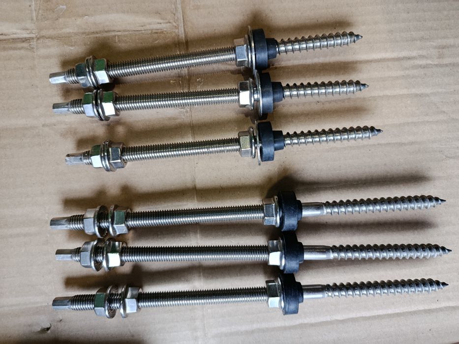 Śruba dwugwint m10x250