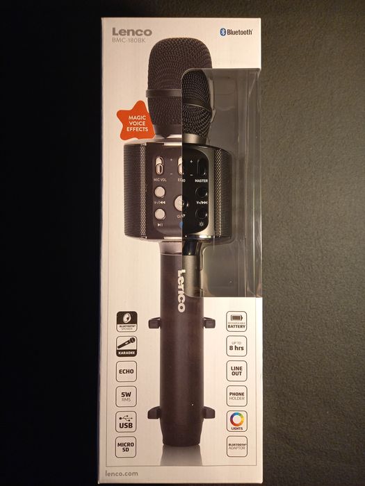 mikrofon bezprzewodowy do karaoke na bluetooth