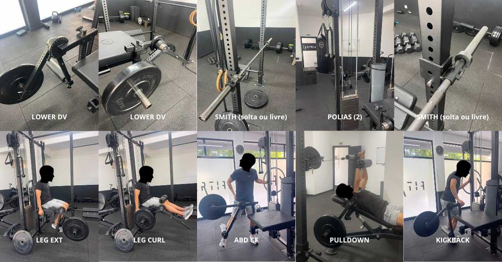 Ginásio Completo/ Estúdio de PT - Equipamento Máquinas FITNESS (S. João da Madeira)