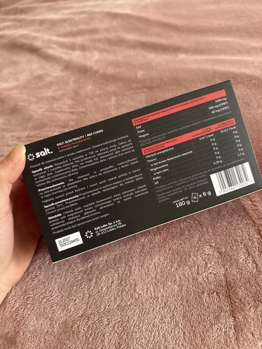 salt. malinowy 30 saszetek elektrolitów