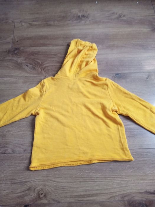 Bluza krótka żółta