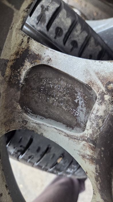 диски 14 5/100 Skoda fabia vw polo