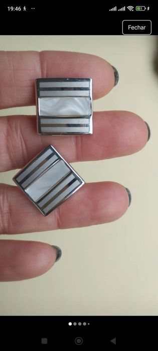 4 Botões de Punho de homem super elegantes e novos. Preço do conjunto