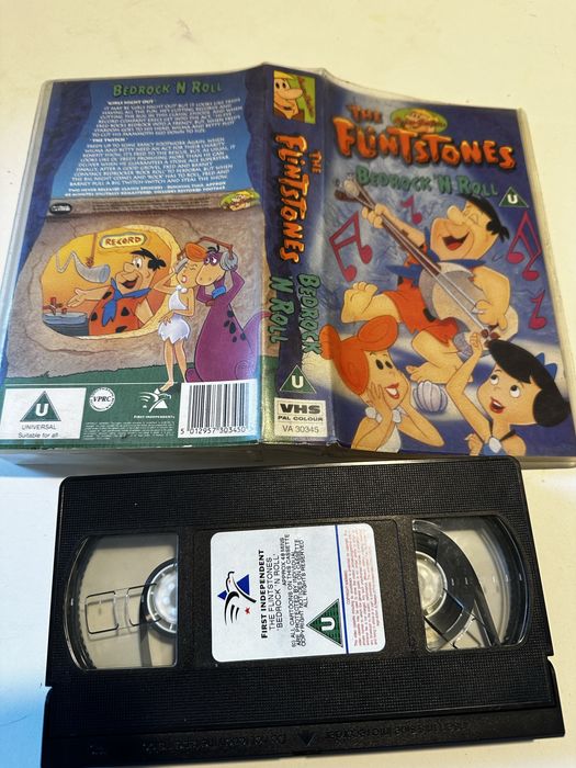 the flintstones bedrock’n roll VHS