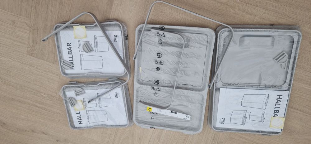 Pokrywki i uchwyty Hallbar ikea