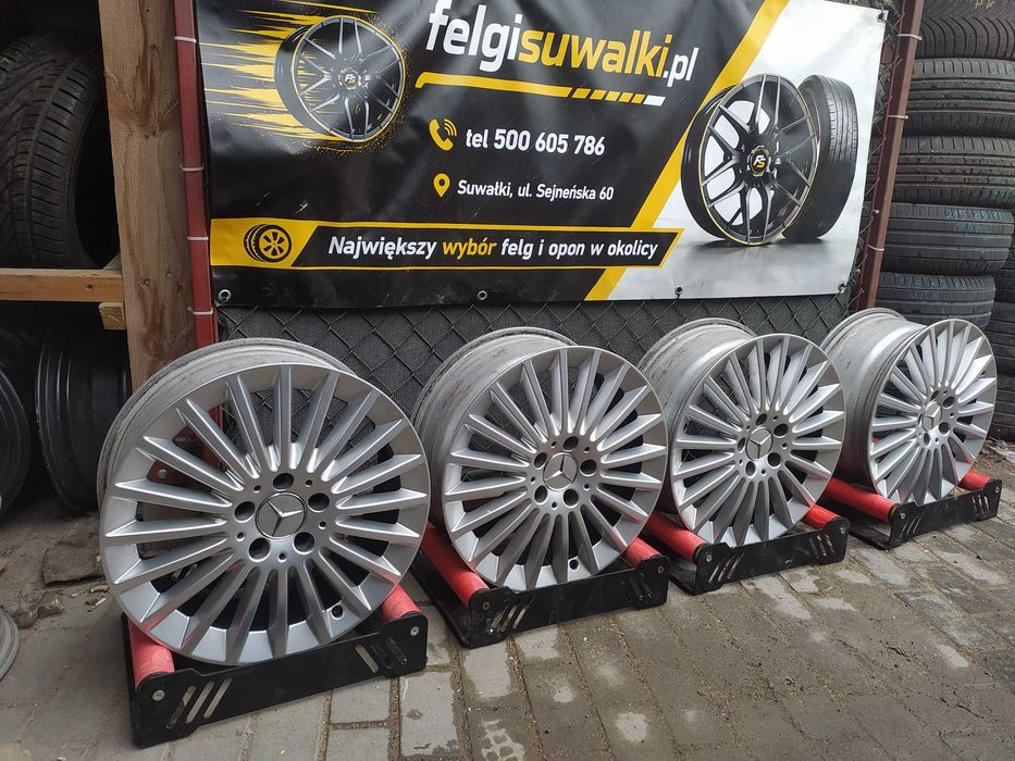 4x felgi alu R17 5x112 Mercedes A B C CLK E GLA GLB Audi A3 A4 A6 Vw Skoda