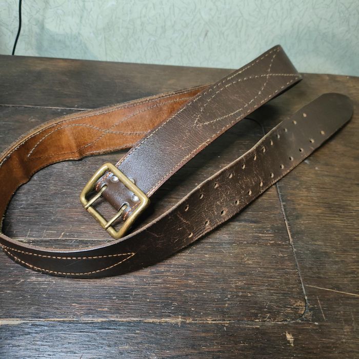 Кожаный офицерский ремень СССР