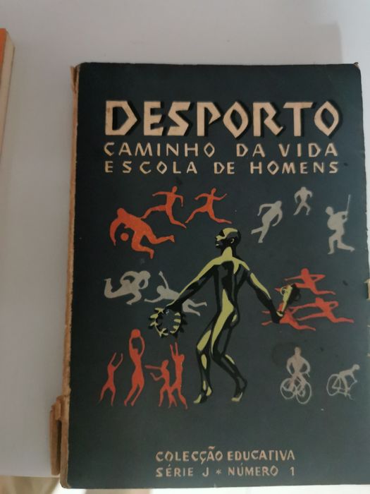 Livro antigo sobre o Desporto.
