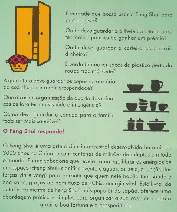 Livro Regras de Ouro do Feng Shui de Rinoie Yuchiku  [Portes Grátis]