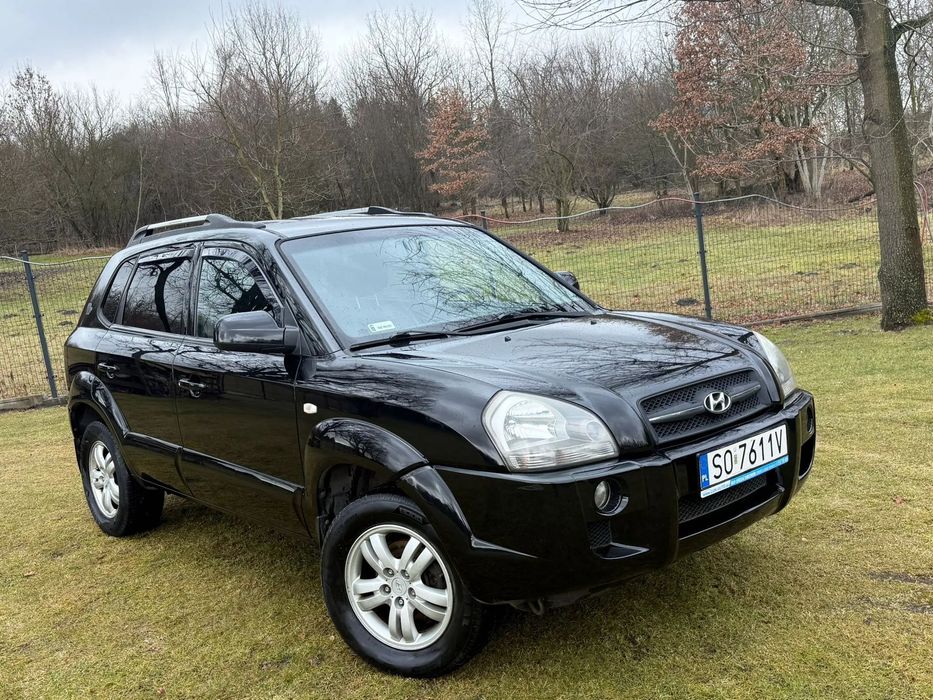 Hyundai Tucson 2.0 + GAZ, Skóra, Bezwypadkowy, Climatronic, Kamera, Zadbany