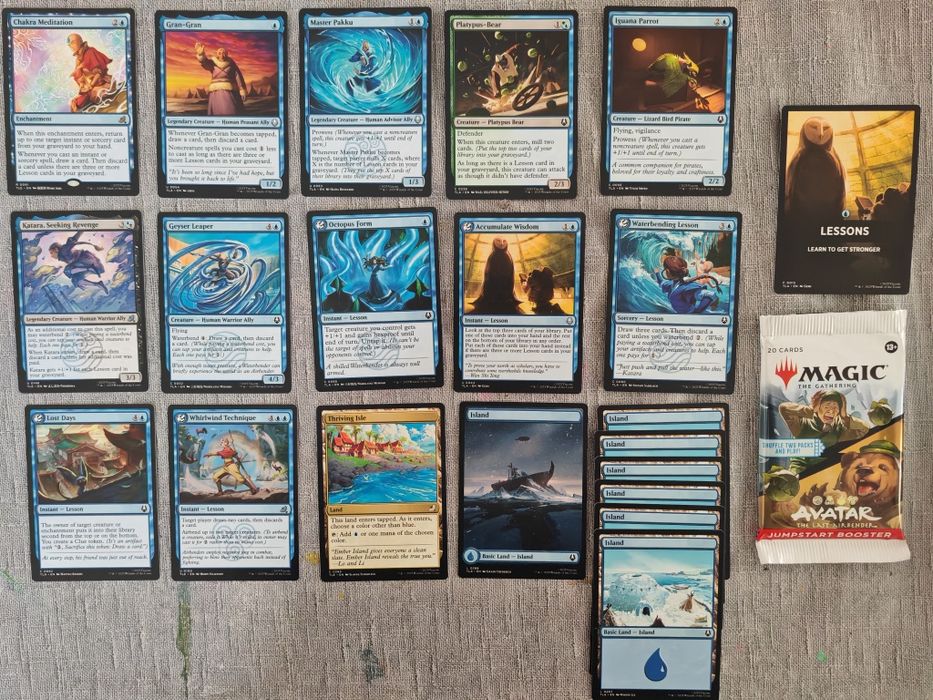 Magic The Gathering Avatar Jumpstart booster