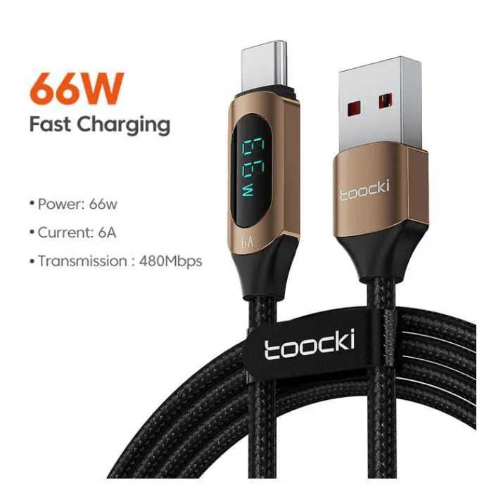 Toocki кабель Type-C 66W 1m