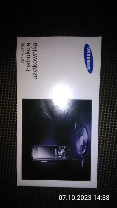 Samsung SGH-J700 instrukcja obsługi