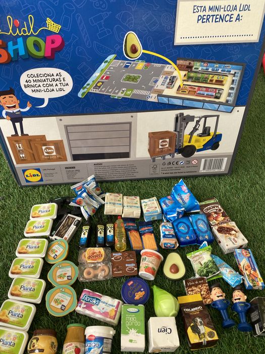Lidl Loja Supermercado e miniaturas de coleção