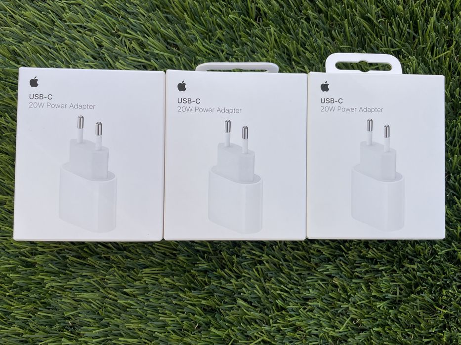 Carregador Apple USB-C 20W Novo Selado para iPhone e iPad