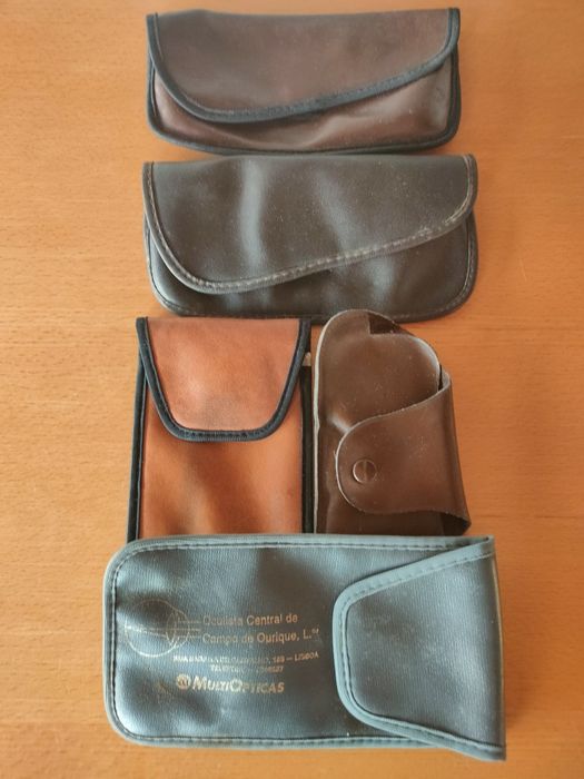 Bolsas para óculos vintage.