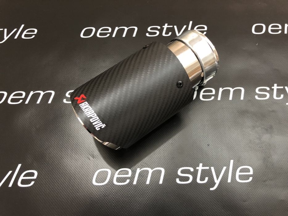 Насадка на глушитель Akrapovic Carbon 1X89мм