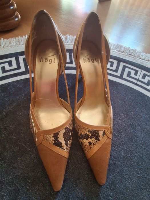 Nowe z naturalnej skóry buty Firmy högl