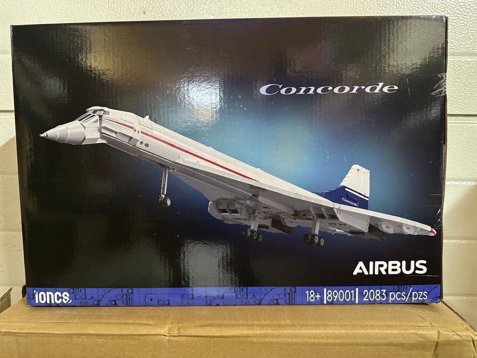 ‼️КОЛЬОРОВА КОРОБКА‼️ Concorde AIRBUS сумісний з Лего 2083д(Код 1121)