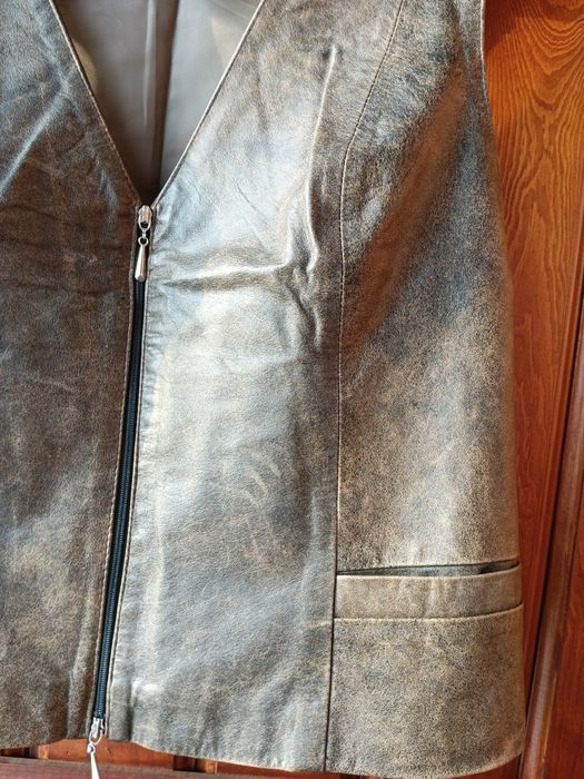 Жилет шкіра" Старая Америка", розм.42