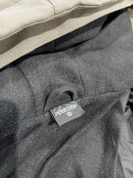 Чоловіча парка Pobedov, чорний хакі, розмір  S, M.